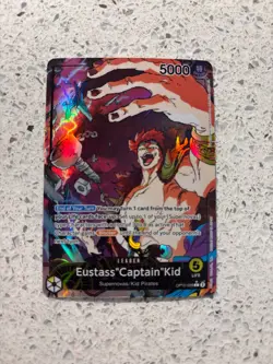 Eustass"Captain"Kid Leader Alt Art One Piece OP10-099 TCG English Card - Image 1