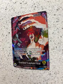 Eustass"Captain"Kid Leader Alt Art One Piece OP10-099 TCG English Card - Image 3