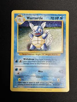 Wartortle 002/034 Trading Card Game Classic Pokemon Card Holo NM - Image 1