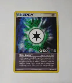 Heal Energy 94/107 Deoxys Pokemon Card Uncommon Reverse Holo Moderately Played - Image 1