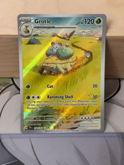 MINT ~ Grotle Illustration Rare Temporal Forces 164/162 Pokemon TCG Card - Image 1