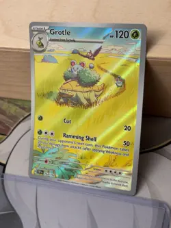 MINT ~ Grotle Illustration Rare Temporal Forces 164/162 Pokemon TCG Card - Image 2