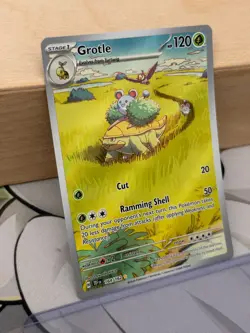 MINT ~ Grotle Illustration Rare Temporal Forces 164/162 Pokemon TCG Card - Image 3