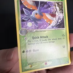 Masquerain 7/17 POP Series 1 Promo Pokemon Card Non-Holo Rare Creases - Image 4