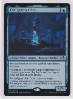 2022 Kamigawa: Neon Dynasty The Reality Chip Foil Expansion/Rare #74 - Image 1