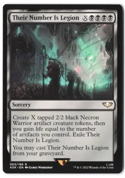 Their Number Is Legion 63 MTG 40K NM - Image 1