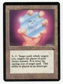 Reflecting Mirror, The Dark, NM Uncommon Artifact, Regular, Mark Poole - Image 1