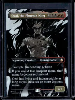 Magic The Gathering MTG Ozai, the Phoenix King Borderless Foil #311 - Image 1
