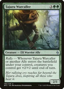 Tajuru Warcaller [Battle for Zendikar] Foil Near Mint - Image 1