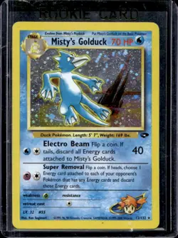 2000 Pokemon Gym Challenge Misty's Golduck Holo #12/132 - Image 1