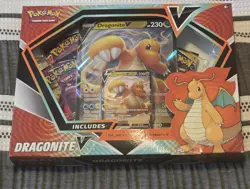 New Pokemon TCG Dragonite V Box Factory Sealed Evolving Skies & Fusion Strike 820650809033 - Image 1