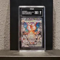 TAG 9 Charizard EX 2023 Pokemon Obsidian Flames #223/197 SIR - Image 2