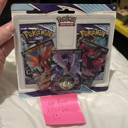 Pokemon Chilling Reign Booster Pack Galarian Zapdos V Articuno V Moltres V TCG - Image 1