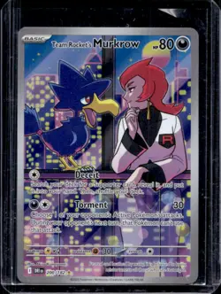 2025 Pokemon Destined Rivals Team Rocket's Murkrow #200/182 - Image 1