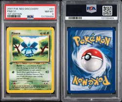 PSA 8 Pineco 61/75 1st Edition Pokemon Neo Discovery Regular - Image 3