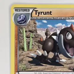 Tyrunt 61/111 Uncommon XY Furious Fists NM Pokemon - Image 2