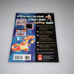 Official GameBoy Strategy Guide for Pokemon Red and Blue Versions good used rare - Image 2