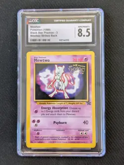 1999 Pokemon Mewtwo The First Movie 1999 WB Promo CGC 8.5 NM - Image 1