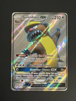 Gumshoos GX 145/149 -- Pokemon TCG Sun & Moon NM - Mint Holo Full Art Ultra Rare - Image 1