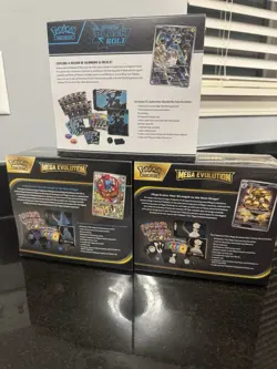 Pokemon TCG ETB Elite Trainer Boxes Mega Evolution Lucario Black Bolt Gardevoir - Image 3
