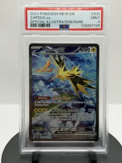 Zapdos EX SIR #202 - PSA MINT 9 - 2023 Scarlet & Violet 151 - Pokemon TCG - Image 1