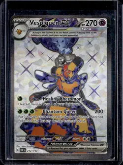 2023 Pokemon SV Obsidian Flames - OBF EN Vespiquen ex #212/197 - Image 1