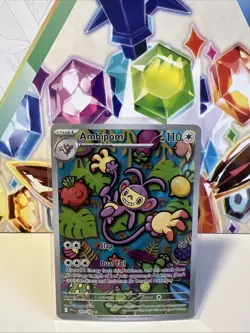 Ambipom 107/094 Illustration Rare (IR) - Pokemon TCG Phantasmal Flames - NM - Image 1