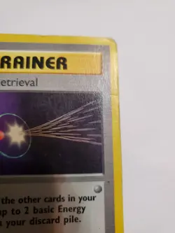 Energy Retrieval Trainer 81/102 1st Edition Shadowless Pokemon Base Set Damaged - Image 4