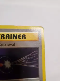 Energy Retrieval Trainer 81/102 1st Edition Shadowless Pokemon Base Set Damaged - Image 5