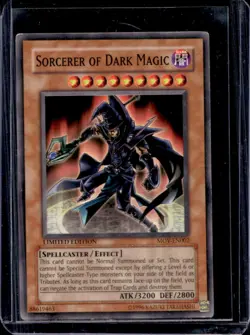2004 Yu-Gi-Oh! Movie Pack Limited Edition Sorcerer of Dark Magic #MOV-EN002 - Image 1