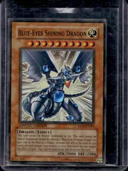 2004 Yu-Gi-Oh! Movie Pack Limited Edition Blue-Eyes Shining Dragon #MOV-EN001 - Image 1