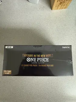 One Piece TCG - OP09 Booster Box Emperors In The New World English Sealed - Image 2