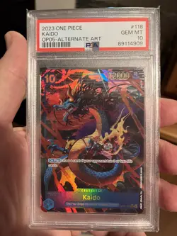 One Piece TCG - Kaido Op05-118 Eng - Alternate Art - PSA10 - Image 1