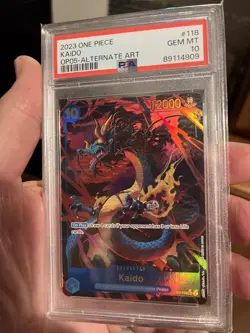 One Piece TCG - Kaido Op05-118 Eng - Alternate Art - PSA10 - Image 2