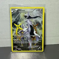Arceus XY83 Full Art Holo Ultra Rare Pokemon Card Black Star Promo 2015 - LP - Image 1