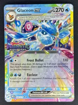 Glaceon ex - (Prismatic Evolutions Stamp) 026/131 Miscellaneous Cards & Products - Image 1