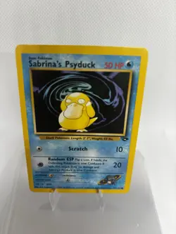 Pokemon TCG Sabrina's Psyduck Gym Challenge Unlimited Common Card 99/132 - Image 2