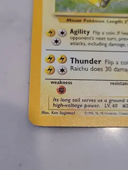 Raichu - 16/130 - Pokemon Base Set 2 Holo Rare Card WOTC NM - Image 3