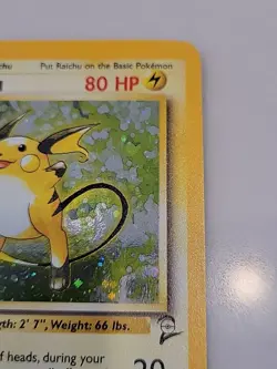 Raichu - 16/130 - Pokemon Base Set 2 Holo Rare Card WOTC NM - Image 5
