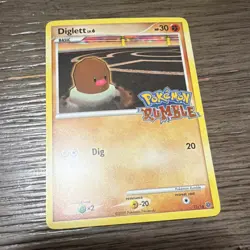 Pokemon Rumble Diglett 11/16 & Ninetales 3/16 Collectible Cards 2009 - Image 1