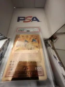 Pokemon Celebrations UPC CHARIZARD Gold Metal Card Promo #4/102 PSA 10 Gem Mint - Image 3