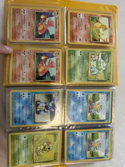 Vintage Pokemon bulbasaur Binder (176 Cards) 1st ed, fossil,jungle,base, Japanes - Image 4