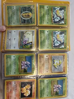 Vintage Pokemon bulbasaur Binder (176 Cards) 1st ed, fossil,jungle,base, Japanes - Image 5