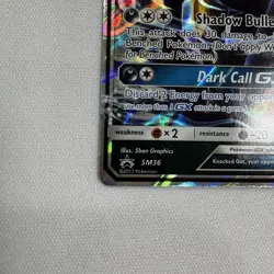 Umbreon GX SM36 Black Star Promo Holo Ultra Rare Pokemon Card LP - Image 2