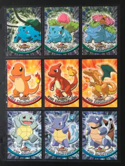 Pokemon Topps cards 1999 TV Animation Edition Series 1 complete set Charizard - Image 1