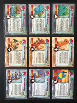 Pokemon Topps cards 1999 TV Animation Edition Series 1 complete set Charizard - Image 2