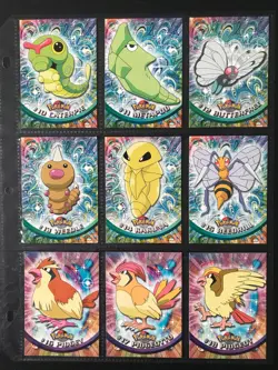 Pokemon Topps cards 1999 TV Animation Edition Series 1 complete set Charizard - Image 3