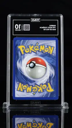 1999 POKEMON Card BASE SET UNLIMITED #63 SQUIRTLE TAG 10 - Image 2
