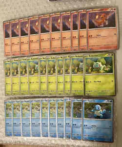 X 10 Pokemon 151 Poster Collection Box Promo 3 Card Set Near Mint/Mint - Image 1