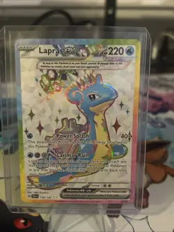 Pokemon TCG Lapras EX Full Art Ultra Rare Holo Card 158/142 Mint/Near Mint - Image 1